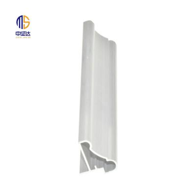 China Door 38.4*37.2mm Semi Finished Aluminum Extrusion Profile For Aluminum Door Single Edge Decoration for sale