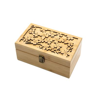 China Wholesale Handmade Vintage Handrafted Essential Oil Wooden Box With Laser Engraving 70 Slot Wooden Storage Box for sale