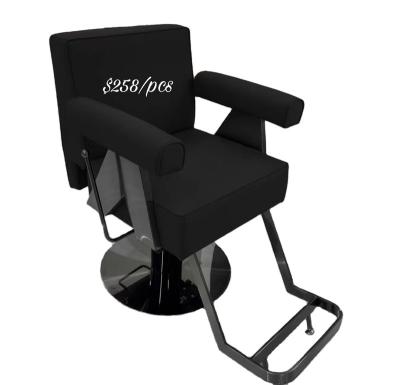 China 2022 HOT SALE modern hair salon chair wholesale BLACK and COLOR OPTION BLACK and COLOR OPTION salon for sale