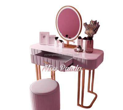 China Modern sales of quality products mirrored target antique glass dressing table vanity table with mirror for sale