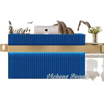 China High quality new product new design small office reception desk cashier reception multiple storage space good price for sale