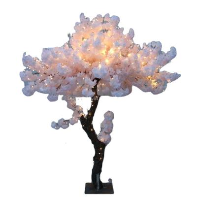 China Beautiful Colorful Hot Sales Fake Sakura Trees Low Price Flowers Wedding Decor Artificial Flower Cherry Blossoms for sale