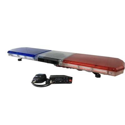 China Die Cast Aluminum Housing Tractor Towing Police Warning Ambulance Led Light Bar 12V 24V 47 Inch Roof Light Bar for sale