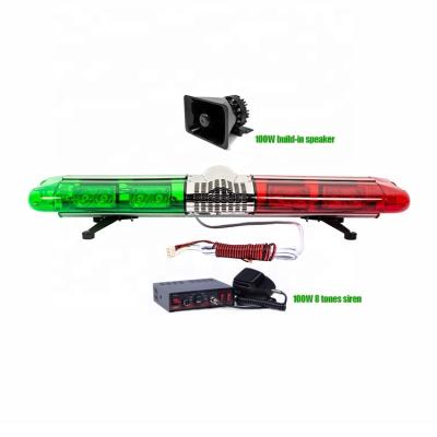 China PC + Aluminum Alloy + S/S COB Vehicle Emergency Light Bar Car Roof Mounting 120cm Strobe Light for sale