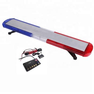 China Hot Selling 47 Inch LED Strobe Light Bar Red White Blue Font Used Linear LED Light Bar All Vehicles for sale