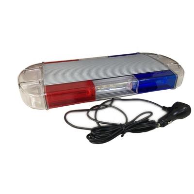 China Red Blue White Roof Top Mount Vehicle Emergency Safety Warning Top Mount LED Mini Warning Light Bar Car for sale