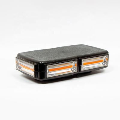 China PC+Aluminum Installation12- 24V Vehicle Police Amber Strobe Rotating LED/COB Magnetic Warning Light Bar for sale