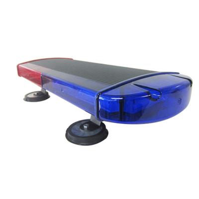 China PC+Aluminum Alloy 100W dc12-24V Police Emergency Lamp Strobe Light Bar Warning Red Blue Color for sale