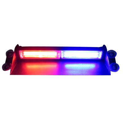 China PC+Aluminum Red Blue Police Led Deck Dash Windshield Flash Strobe Warning Lights for sale