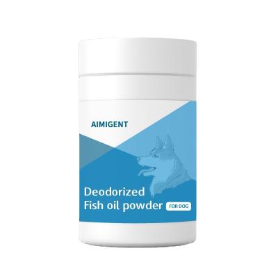 China Sustainable Pet Dietary Supplement Deodorized Fish Oil Power For Pet for sale