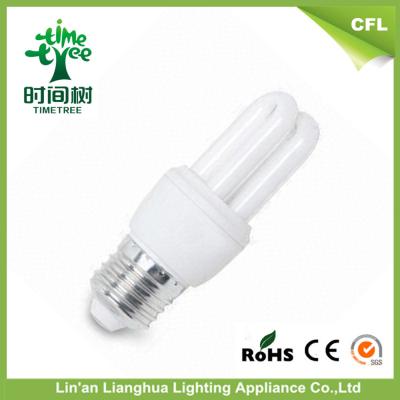 China Home Use U Shaped Fluorescent Light Bulbs , Compact Fluorescent Tube Lights for sale