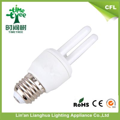 China E27 Lamp Holder U Shaped Fluorescent Light Bulbs , Low Energy Light Bulbs for sale