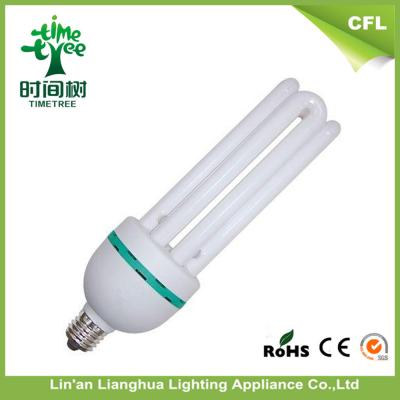 China 14mm Tube Dia CFL Grow U Shaped Fluorescent Light Bulbs With E40 Lamp Holder for sale