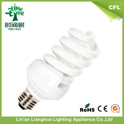 China OEM Spiral 25W Energy Saving Light Bulbs / CFL 6400K With B22 Holder for sale