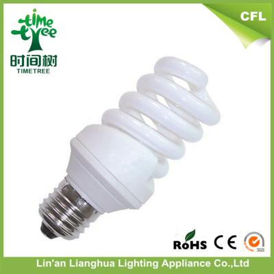 China Halogen Tube Full Spiral Energy Saving Light Bulbs 12w / 15w  For Home Decoration for sale