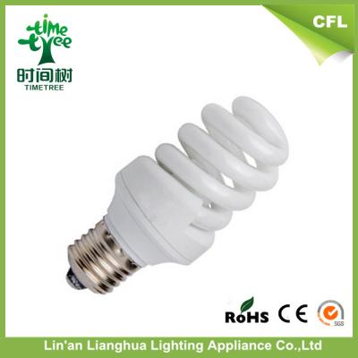 China Clear Glass Tube Spiral Energy Saver Light Bulbs 11 W Energy Saving Lamps for sale