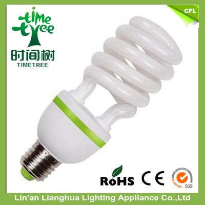 China High Efficiency Half Spiral 13 Watt E27 Energy Saving Light Bulbs T4 CFL Lamp for sale