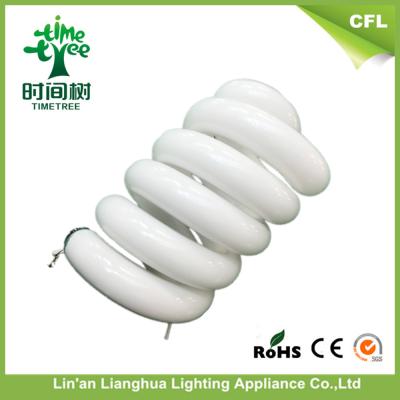 China De geruisloze Volledige Spiraalvormige Glazen buis van 6500k T5 30w 35w CFL/Fluorescente Buis 3000H Te koop