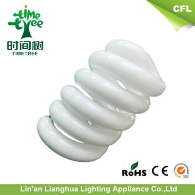 China 700K - 7000K 14mm Dia-de Bollenbuis van Glas Spiraalvormige Cfl met Halve Triband Te koop