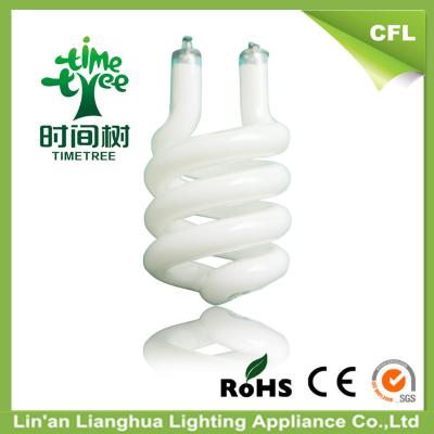 China E27 Basist3 3W 5W 7W CFL Glazen buis/de half Spiraalvormige Glazen buis van de Energiespaarder Te koop