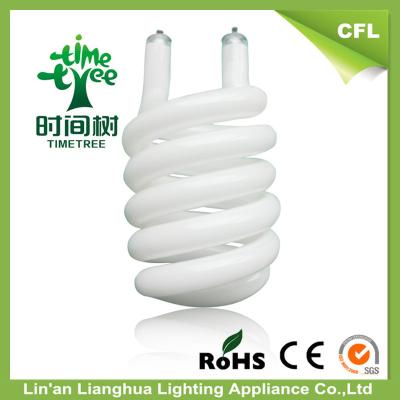 China Glasrohr T4 14W 16W 18W 22W CFL/halbes gewundenes Glasrohr mit CER ROHS zu verkaufen