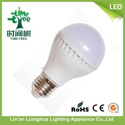 China Energiesparende LED Glühlampe SMD 2835 A60 5W mit Plastikwohnung/Aluminium-PWB-Brett zu verkaufen