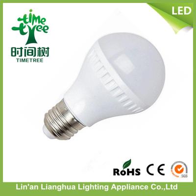 China Energy Saving LED Light Bulb 7W , 220V / 110 V/ 12V Plastic A60 LED Bulb for sale