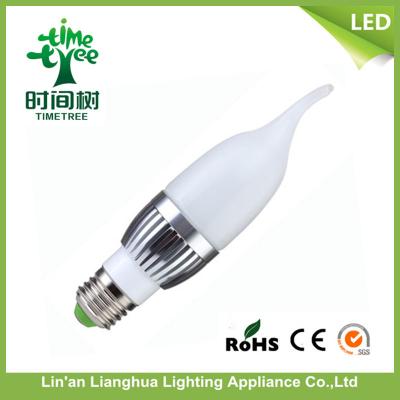 China 4w LED Candelabra Light Bulbs / e14 Candle Shaped Led Clear Light Bulb for sale