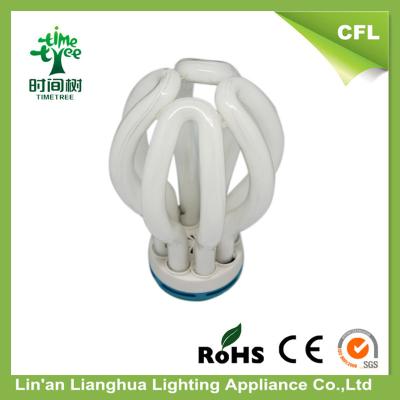 China High Lumen 70w / 80w CFL Raw Material  Lotus Compact Lamp Glass Tube for sale