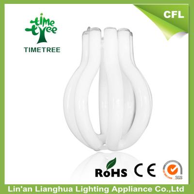 Chine La puissance élevée a mélangé le tube de verre de la poudre T4 45W Lotus CFL/ampoules fluorescentes E27 de contrat à vendre