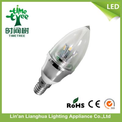 China 220V - 240V 4w LED Candle Light Bulbs / Lamps For home , Decorative LED Candles for sale