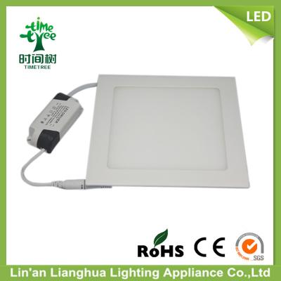 China Ultr - Slim Aluminum 12w LED Square Panel Light With 85 - 265V 960lm Lumen for sale