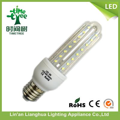 Chine Lumen élevé du diamètre 9mm de l'ampoule 9W 3U de maïs d'E27 LED 50Hz/60Hz à vendre