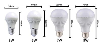 Cina 3W - 9W PWB 220 dell'alluminio delle lampadine 6500k del risparmio energetico LED - 240V in vendita