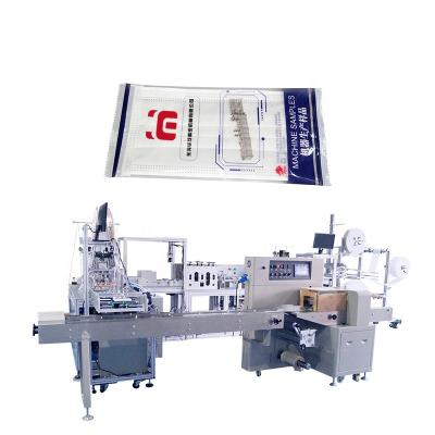 China Stable/durable/pretty/high efficiency most popular automatic mask medical production and pillow type packing line for sale