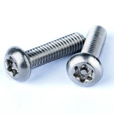 China Pan Automotive Anti-Theft Torx Screw 316 SS M5M6 1/4-20 T6 T8 Pan Head Security Machine Screw for sale