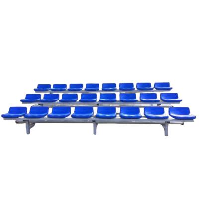 China Three rows of simple stands  for athletes to rest and spectators to rest on stools in football fields AB-S-03-3.6D for sale