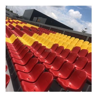 China Outdoor Stadium Bleachers Seat Assembled Metal Stand Basketball Arena Spectator Bench Seating Customize for sale