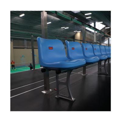 China Indoor Gym Bleachers Seat Assembled Metal Stand Basketball Arena Spectator Bench Seating Customize for sale