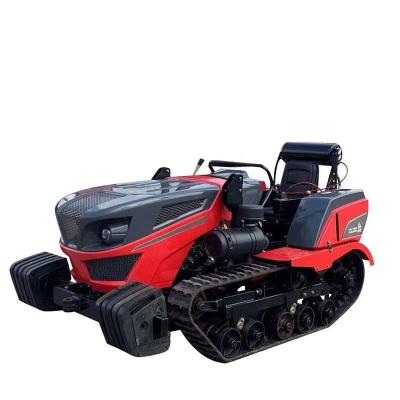 China Farms 50 Crawler Tractor 80HP Rubber Track Tractor For Sale for sale