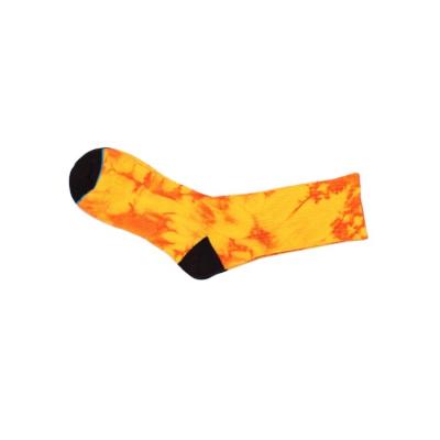 China OEM ODM Viable Tie Dye Socks Unisex Free Size Slouch Slouch Loose Tye Dye Street Hip Hop Tube Socks for sale