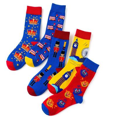 China QUICK DRY Hot Selling High Quality 100% Cotton Cartoon Women Girl Hoops Custom Cartoon Socks Fashion Hip Hop Style West Coast Socks for sale