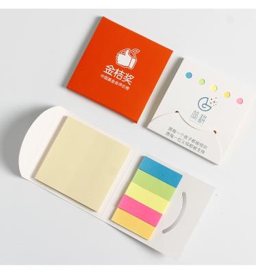 China paper & Cardboard Factory Supplier Cheap Recycled Logo Custom Note Pad Apple Home Shape Office Cute Colorful Bookmark Branded Post It Sticky Notes for sale