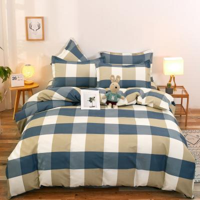 China Anti-Static Soft and Comfortable Cheap 100% Polyester Luxury Quilt Sheet Bedding Home Set for sale