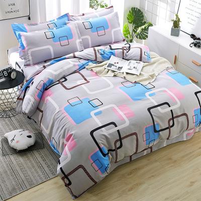 China Anti-Static Hot Sale Cheap Home Textiles 3 Piece Microfiber Polyester Winter Printed Bedspread Sheet Bedding Set for sale