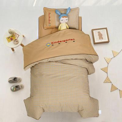 China Pure Cotton Twill Children Kindergarten Quilt Protector Sheet Anti-Static Pillow Case for sale