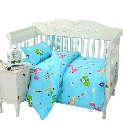 China Kindergarten Anti-Static Comforter Three Piece Set Children's Nap Comforter Six Piece Set Cartoon Printed Sheet Comforter Covers for sale