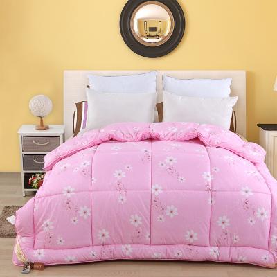 China Sustainable Feather Velvet Quilted Soft Warm Comforter Brushed Comforter for sale