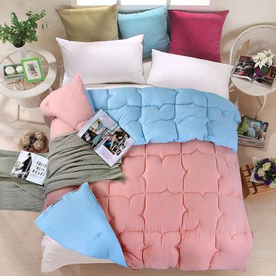 China Factory Wholesale Super Soft Washed Cotton Comforter Sustainable Down Warm Velvet Comforter for sale