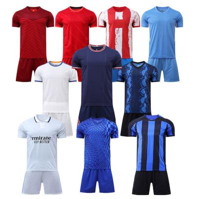 China Wholesale 2023 New Sports Football Custom Football Uniform Sublimation Print Logo Print Soccer Uniform Football Wear Quick-drying for sale